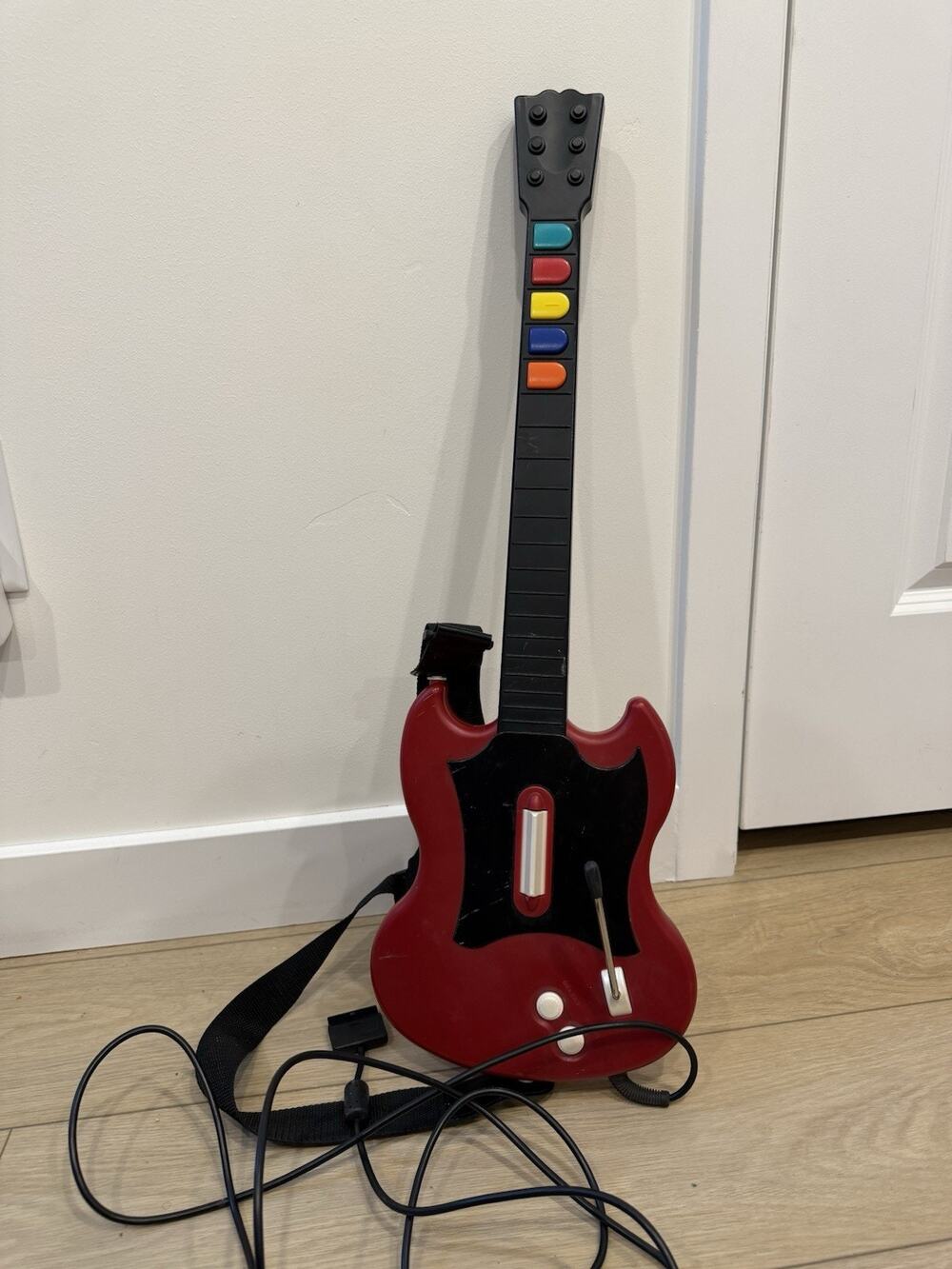 Untested PS2 Guitar Hero RedOctane PSLGH Wired Guitar Controller PlayStation 2